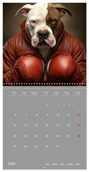 Produktbild: If dogs were humans (Wall Calendar 2026 12 &times; 12 Inch) CALVENDO 12 Month Wall Calendar