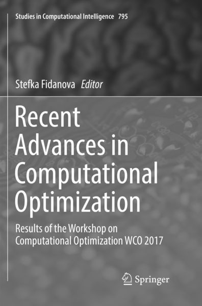 Produktbild: Recent Advances in Computational Optimization