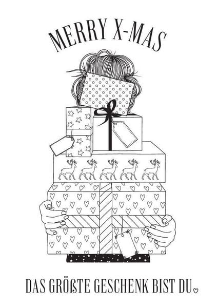 Produktbild: Merry Christmas! 20 Ausmal-Postkarten