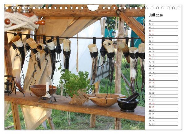 Produktbild: Mittelalter - Leben (Wandkalender 2026 DIN A4 quer), CALVENDO Monatskalender