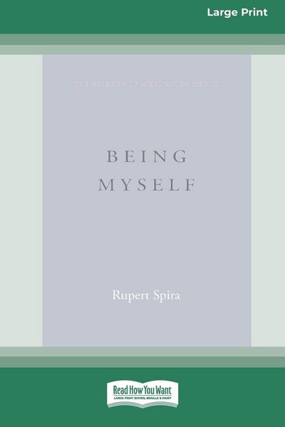 Produktbild: Being Myself (Large Print 16 Pt Edition)