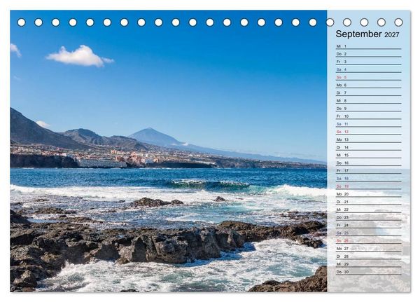 Produktbild: TENERIFFA - Zauberhafte Vulkaninsel (Tischkalender 2027 DIN A5 quer), CALVENDO Monatskalender