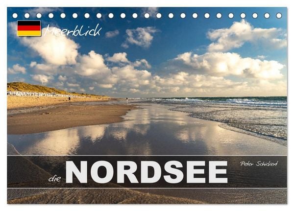 Produktbild: Meerblick - die Nordsee (Tischkalender 2027 DIN A5 quer), CALVENDO Monatskalender
