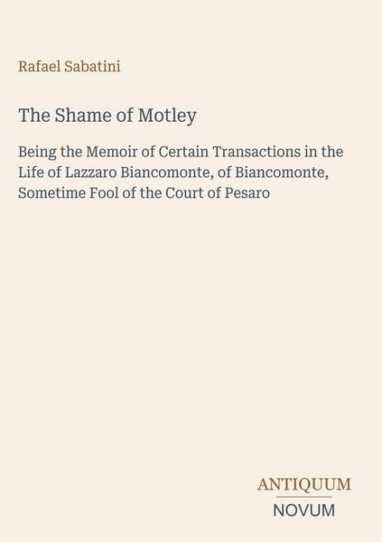 Produktbild: The Shame of Motley