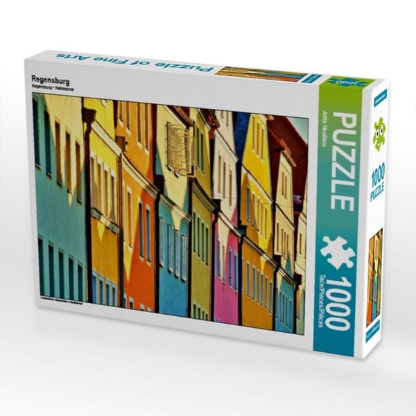 Produktbild: CALVENDO Puzzle Regensburg | 1000 Teile Lege-Gr&ouml;&szlig;e 64x48cm Foto-Puzzle f&uuml;r gl&uuml;ckliche Stunden