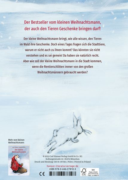 Produktbild: Der kleine Weihnachtsmann geht in die Stadt (Pappbilderbuch)