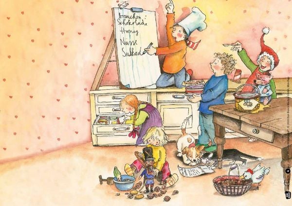 Produktbild: In der Weihnachtsb&auml;ckerei. Kamishibai Bildkartenset