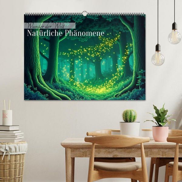Produktbild: Wunder der Welt &ndash; Nat&uuml;rliche Ph&auml;nomene (Wandkalender 2026 DIN A2 quer), CALVENDO Monatskalender
