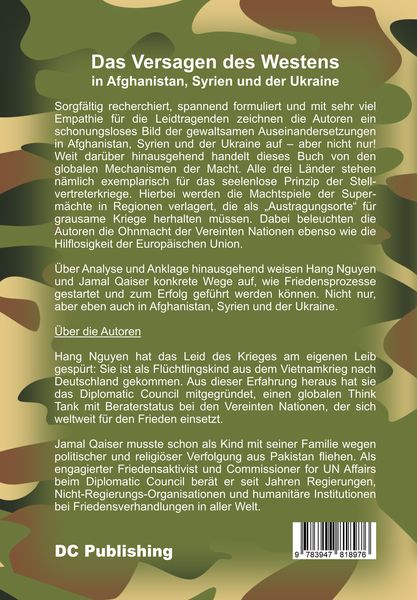 Produktbild: Das Versagen des Westens in Afghanistan, Syrien und der Ukraine