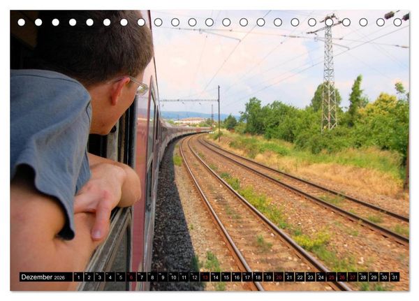 Produktbild: Der Transsibirische Eisenbahn Kalender (Tischkalender 2026 DIN A5 quer), CALVENDO Monatskalender
