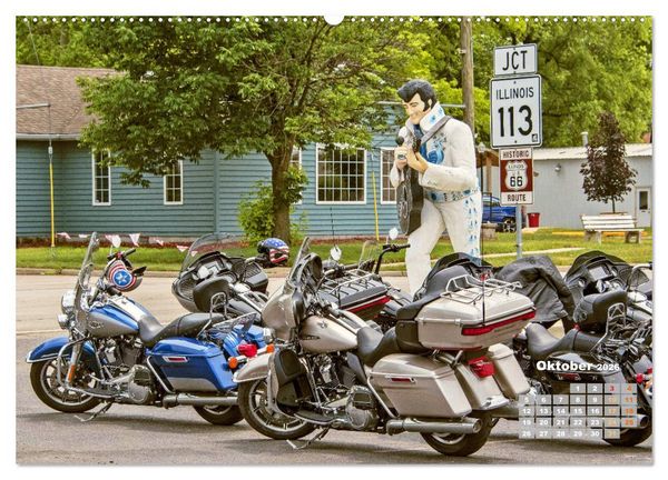 Produktbild: Fernweh und Traumziele: Auf Motorrad-Tour in den USA (Wandkalender 2026 DIN A2 quer), CALVENDO Monatskalender