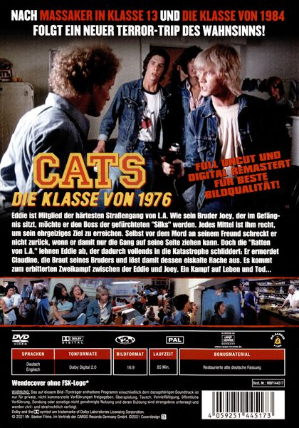Produktbild: CATS - Die Klasse von 1976 (uncut/Digital remastered)