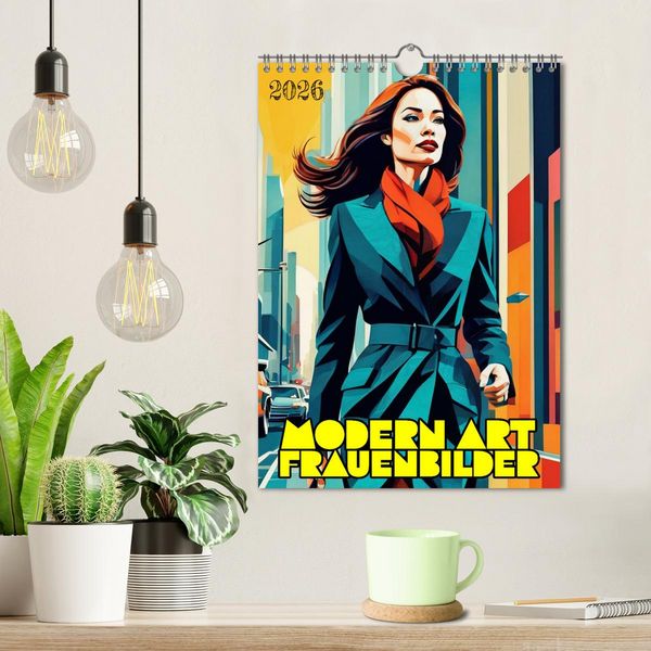 Produktbild: Modern Art Frauenbilder (Wandkalender 2026 DIN A4 hoch), CALVENDO Monatskalender