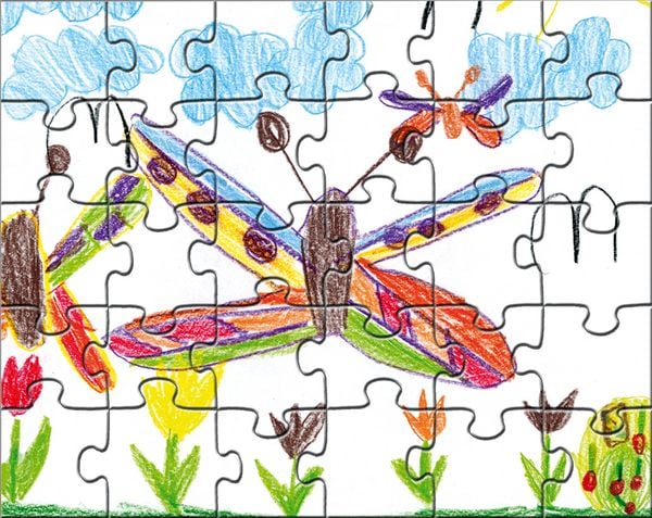 Produktbild: Blanko-Puzzle A5