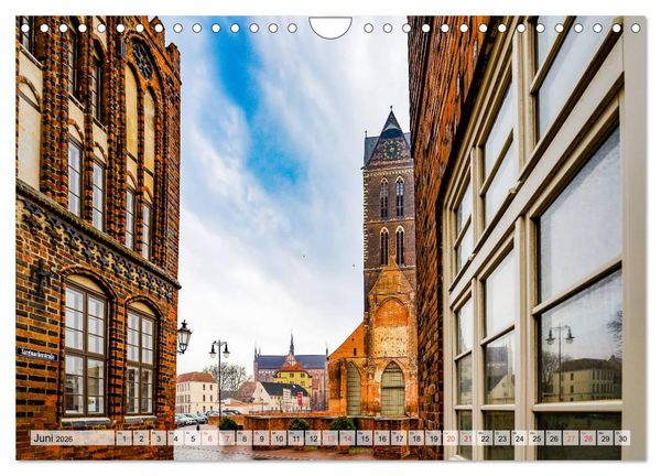 Produktbild: Wismar Impressionen (Wandkalender 2026 DIN A4 quer), CALVENDO Monatskalender