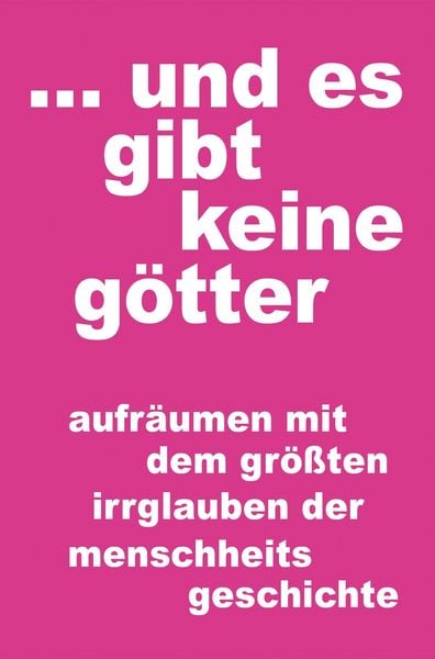 Produktbild: ...und es gibt keine g&ouml;tter