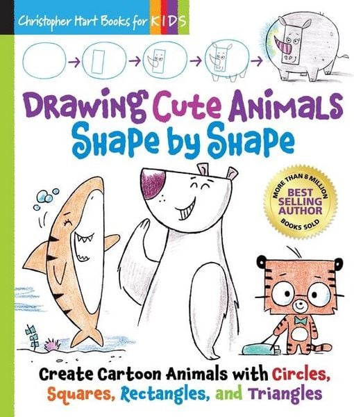 Produktbild: Drawing Cute Animals Shape by Shape