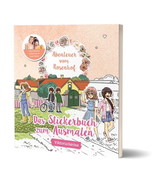 Produktbild: Abenteuer vom Rosenhof: Das Stickerbuch zum Ausmalen