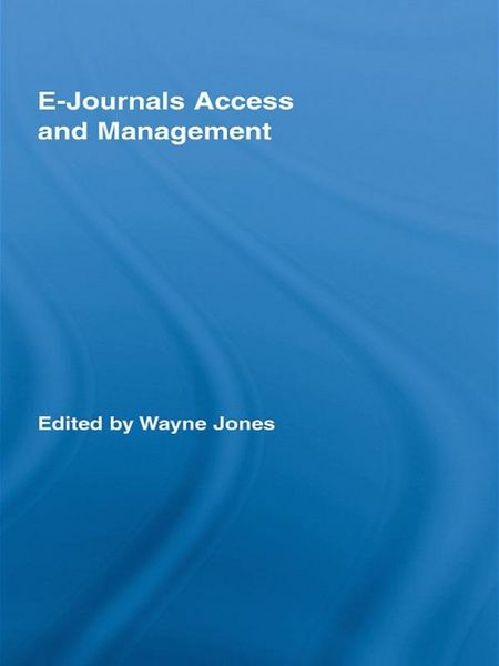 Produktbild: E-Journals Access and Management