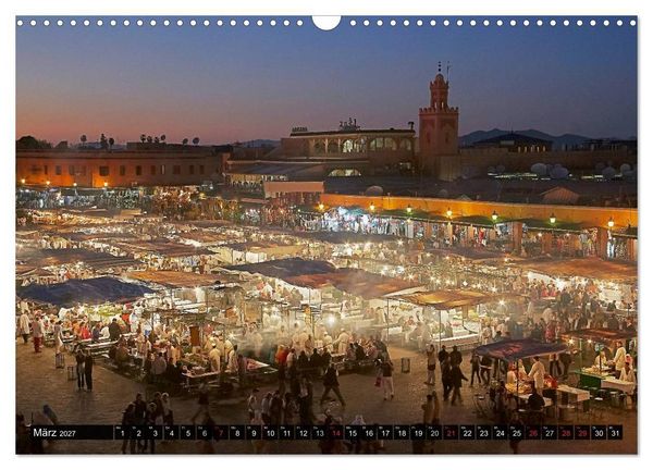 Produktbild: Marokko - Faszinierender Maghreb (Wandkalender 2027 DIN A3 quer), CALVENDO Monatskalender