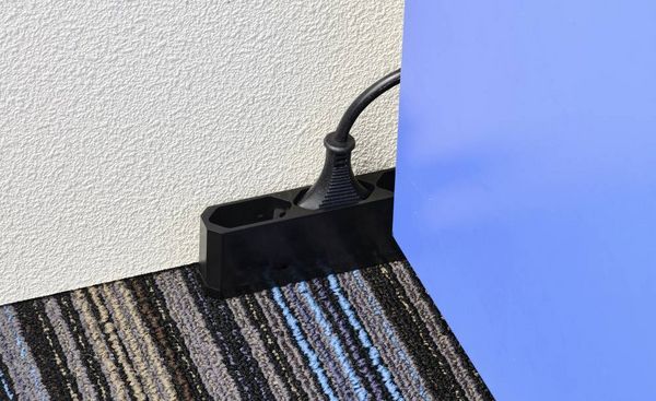 Produktbild: Sygonix SY-5806880 Steckdosenleiste 4fach Schwarz Eurostecker 1St.