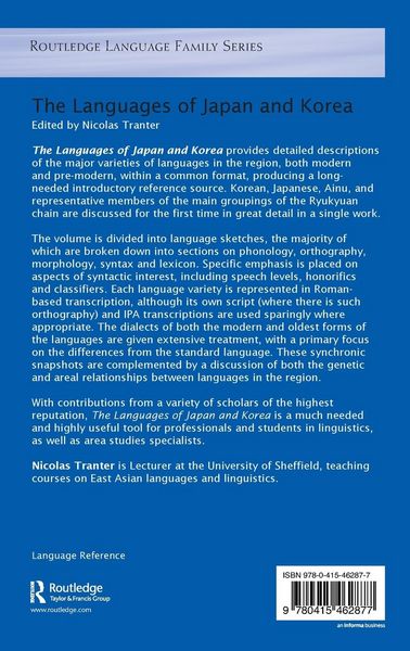 Produktbild: The Languages of Japan and Korea