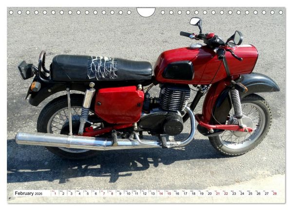 Produktbild: The Legendary MZ (Wall Calendar 2026 DIN A4 landscape), CALVENDO 12 Month Wall Calendar