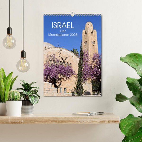 Produktbild: Israel - Der Monatsplaner 2026 (Wandkalender 2026 DIN A3 hoch), CALVENDO Monatskalender
