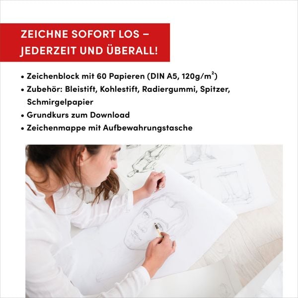 Produktbild: Die Kunst des Zeichnens - Zeichenmappe to go