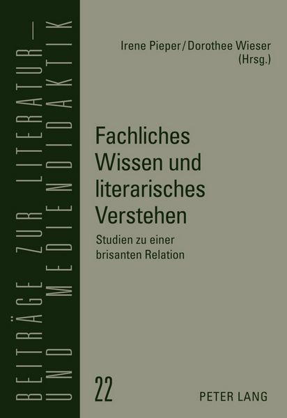 Produktbild: Fachliches Wissen und literarisches Verstehen