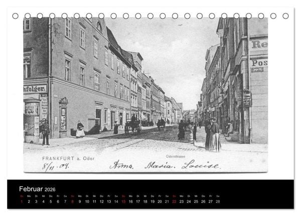 Produktbild: FFO-Geschichten. Historische Ansichtskarten aus Frankfurt (Oder) (Tischkalender 2026 DIN A5 quer), CALVENDO Monatskalender