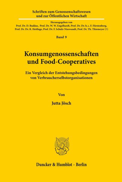 Produktbild: Konsumgenossenschaften und Food-Cooperatives.