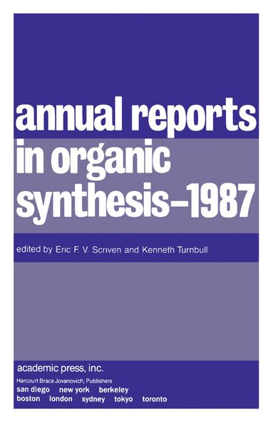 Produktbild: Annual Reports in Organic Synthesis - 1987