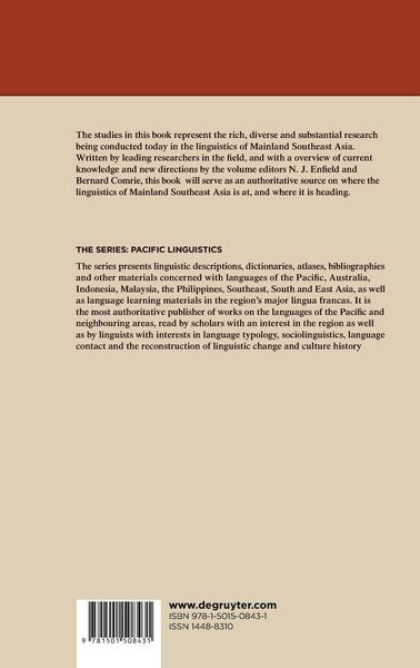 Produktbild: Languages of Mainland Southeast Asia