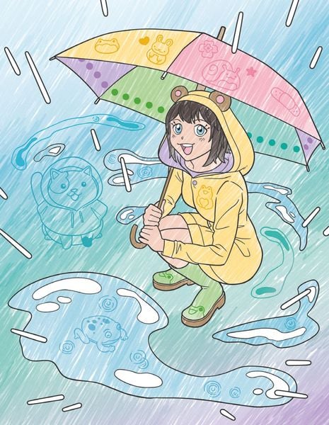 Produktbild: Manga-Malbuch mit Zauberseiten. Tolles Geschenk f&uuml;r Fans!