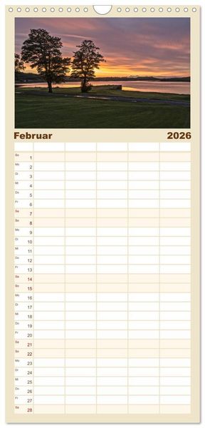 Produktbild: Familienplaner 2026 - Isle of Skye - Schottlands Inseln mit 5 Spalten (Wandkalender, 21 x 45 cm) CALVENDO