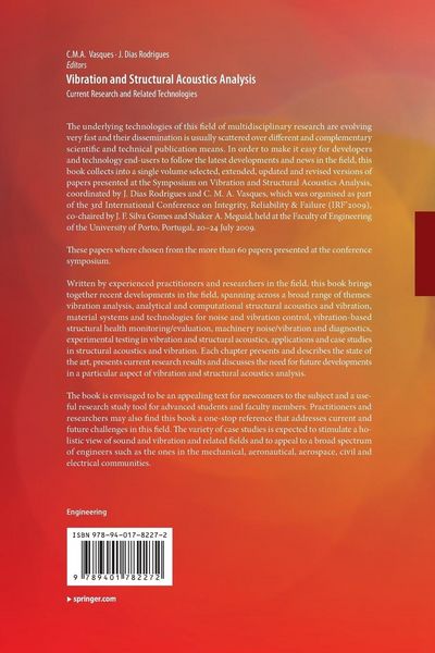 Produktbild: Vibration and Structural Acoustics Analysis
