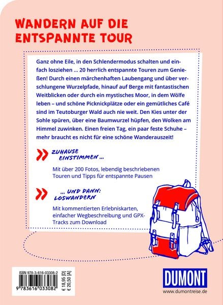 Produktbild: DUMONT Wanderzeit im Teutoburger Wald