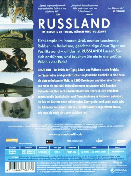 Produktbild: Russland - Im Reich der Tiger, B&auml;ren und Vulkane