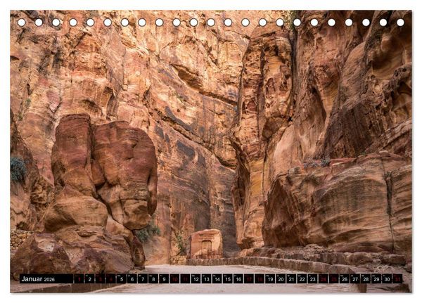 Produktbild: Petra - Jordanien (Tischkalender 2026 DIN A5 quer), CALVENDO Monatskalender