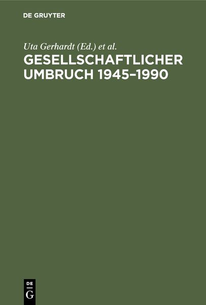 Produktbild: Gesellschaftlicher Umbruch 1945&ndash;1990