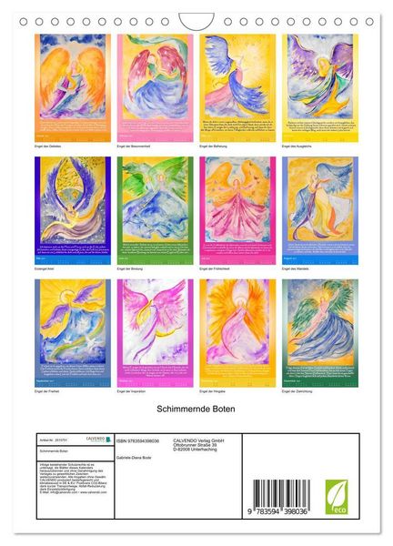 Produktbild: Schimmernde Boten (Wandkalender 2027 DIN A4 hoch), CALVENDO Monatskalender