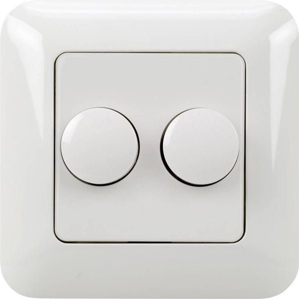 Produktbild: Ehmann 4260c0701 Unterputz Dimmer Geeignet f&uuml;r Leuchtmittel: LED-Lampe, Gl&uuml;hlampe, Halogenlampe Wei&szlig;