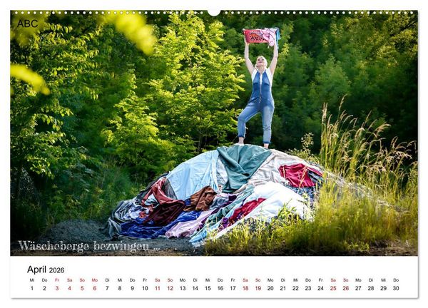 Produktbild: RAUSGEPUTZT UND GLATTGESPIEGELT (Wandkalender 2026 DIN A2 quer), CALVENDO Monatskalender