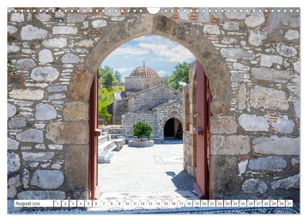 Produktbild: Rhodos und Symi, Perlen in der &Auml;gis (Wandkalender 2026 DIN A3 quer), CALVENDO Monatskalender