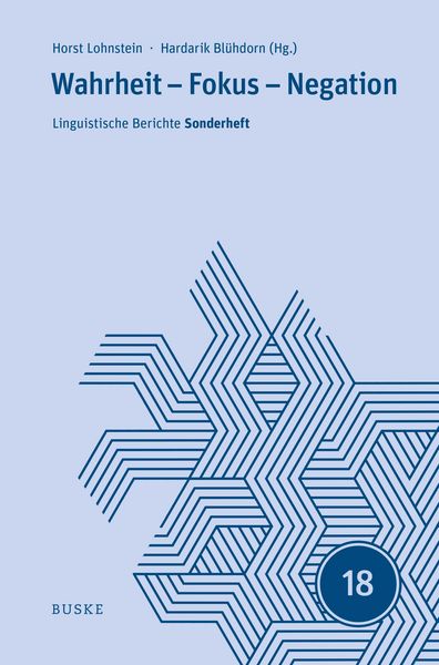 Produktbild: Wahrheit - Fokus - Negation