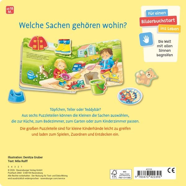 Produktbild: Mein liebstes Puzzle-Spielbuch: Zuhause