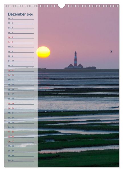 Produktbild: Maritim - Geburtstagskalender (Wandkalender 2026 DIN A3 hoch), CALVENDO Monatskalender