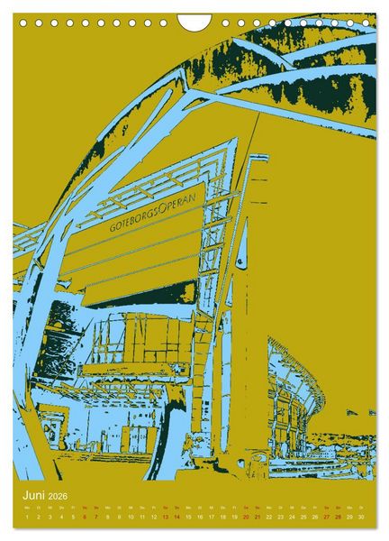 Produktbild: POP-ART meets G&ouml;teborg (Wandkalender 2026 DIN A4 hoch), CALVENDO Monatskalender