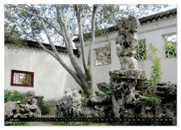 Produktbild: Im chinesischen Garten (Wandkalender 2026 DIN A2 quer), CALVENDO Monatskalender